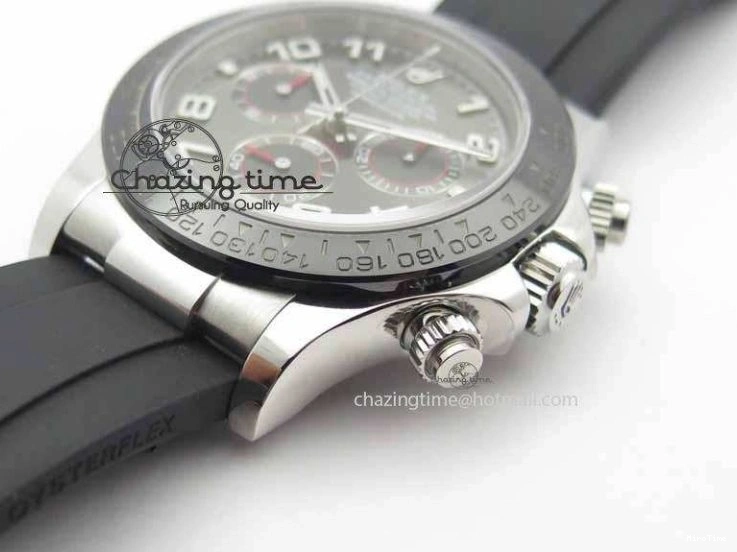 MiroTime 0129 RelaxedFit Daytona 116519LN 2016 Baselworld JH Best Edition Gray Dial On Rubber Strap A4130 (Free XS rubber strap) 3649